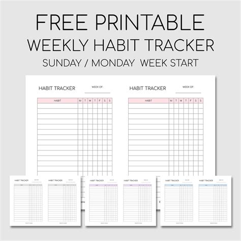 Weekly Habit Tracker