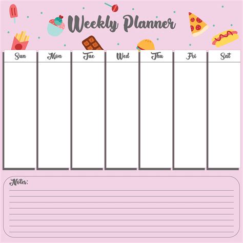 Weekly Planner Printable