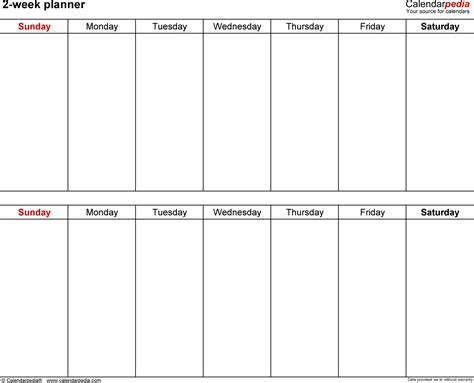 Weekly Planner Template 2