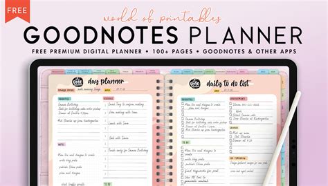 Weekly Planner Template for Better Time Management in Goodnotes