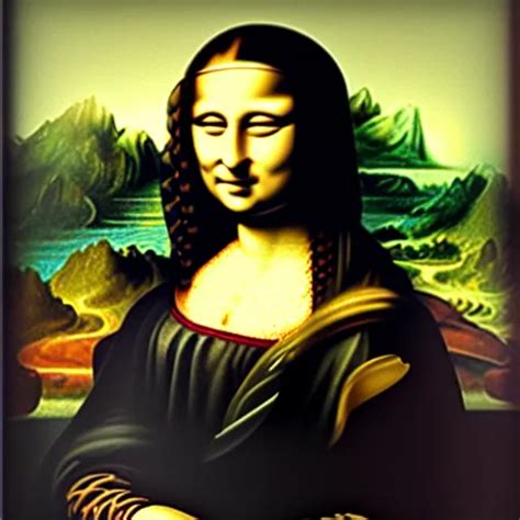 The Weeknd as the Mona Lisa