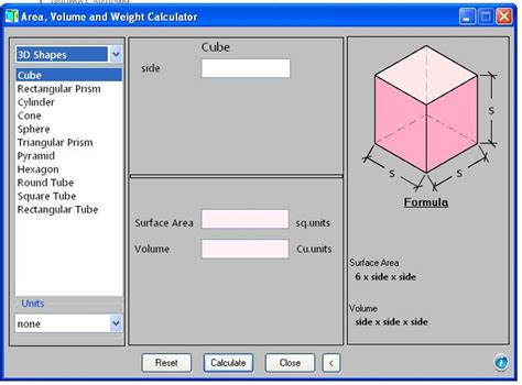 Weight Calculation Software