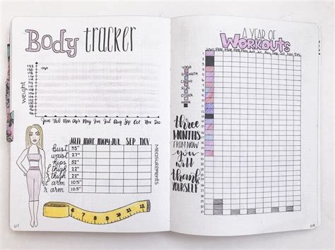 Weight Loss Bullet Journal Template 5