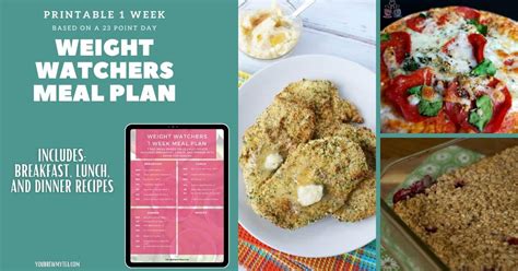 Weight Watchers Meal Plans