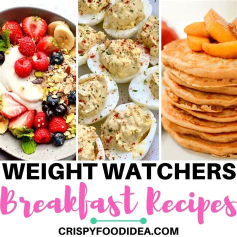 Weight Watchers Breakfast Meal Plans