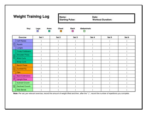 Weightlifting Template