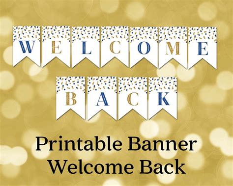 Welcome Back Banners with Photos