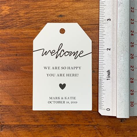 Welcome Bag Tag