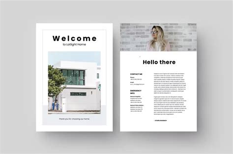 Welcome book template pdf