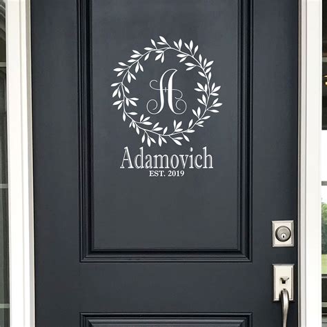 Welcome door decals