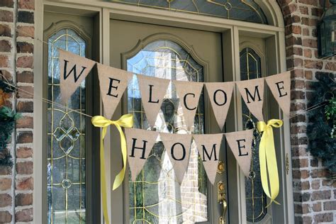 Welcome Home Banner Ideas