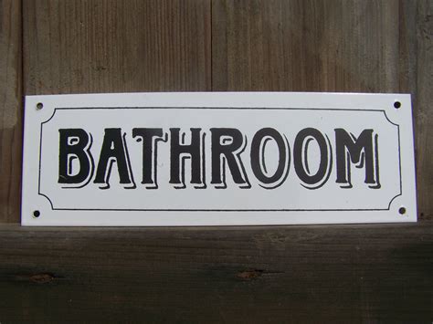 Welcome to the Bathroom Sign