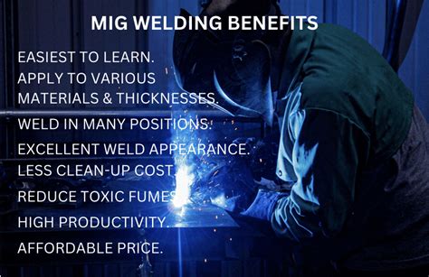 Welding benefits