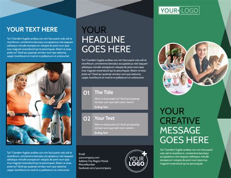 Wellness Center Brochure Template