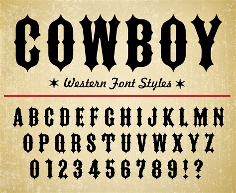 Use western fonts and typography to create a unique look for your cowboy invitation template