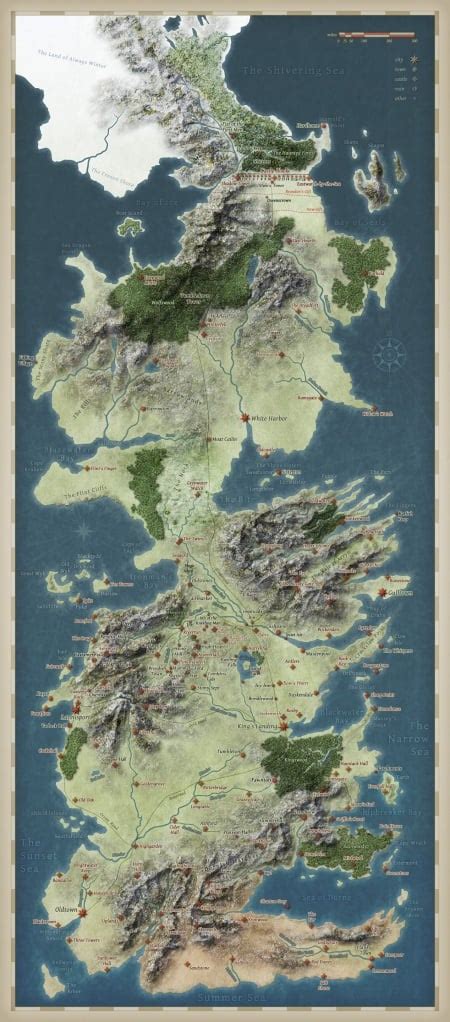 Westeros geography