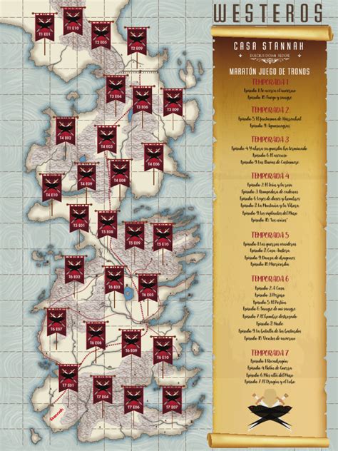 Westeros map PDF