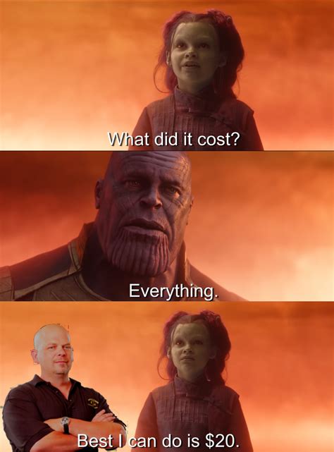 What Did It Cost Meme Example