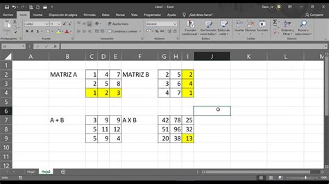 What is a Matrix in Excel?