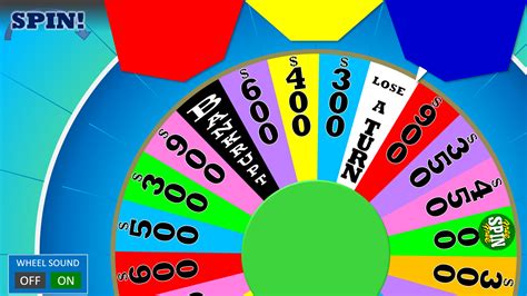 Wheel of Fortune Template for Google Slides