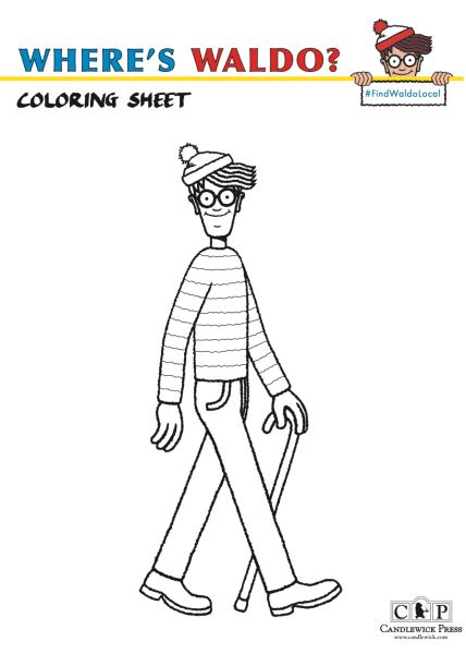 Wheres Waldo Coloring Page