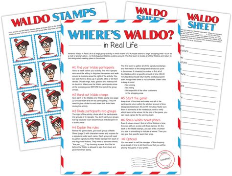 A Where's Waldo? printable