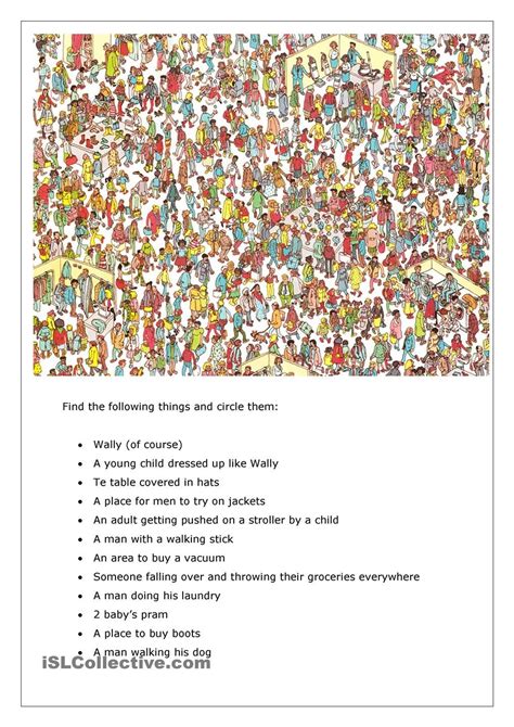 A Where's Waldo? printable