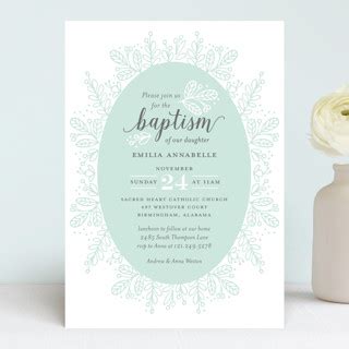 Whimsical baptism cards