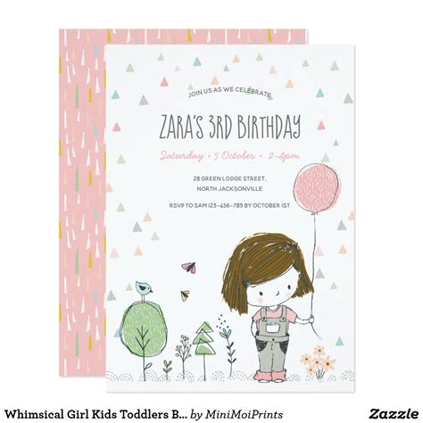 Whimsical Birthday Invitation Gallery