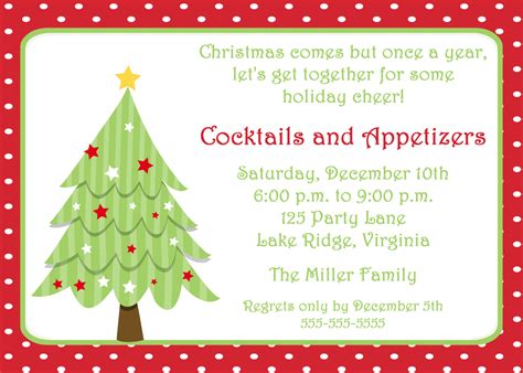 Whimsical Christmas Party Invitation Template