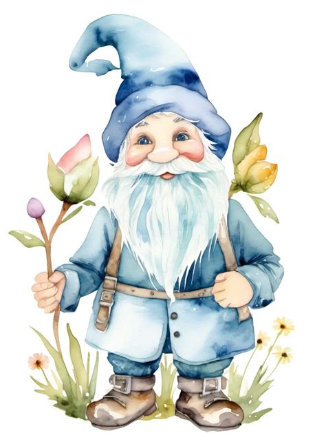 Whimsical Gnome Clip Art