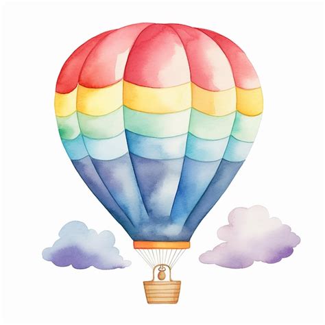 Whimsical Hot Air Balloon Printable