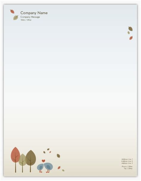 Whimsical Letterhead Template 7