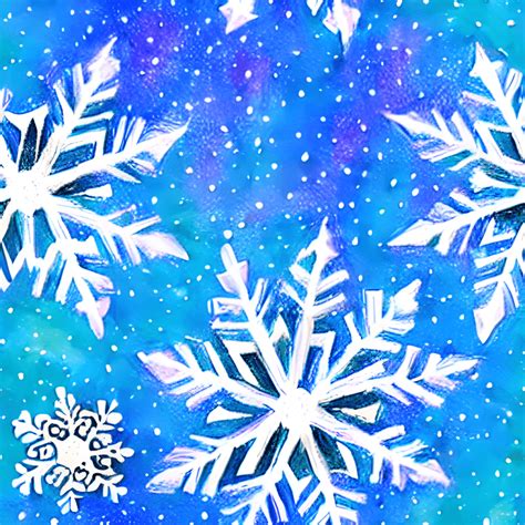 Whimsical Snowflake Pattern