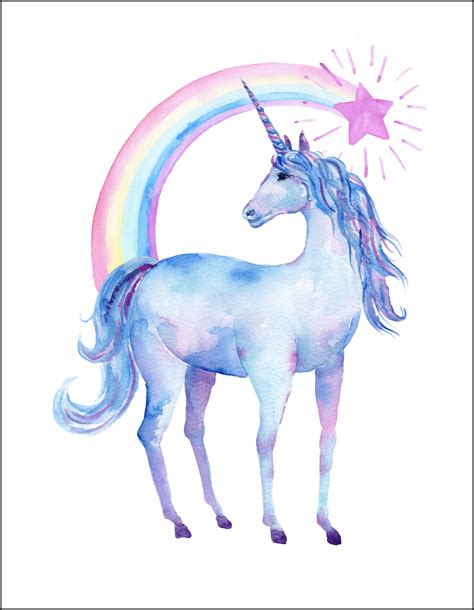 Whimsical Unicorn Printable