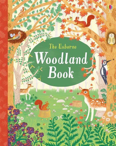 Whimsical woodland book cover template