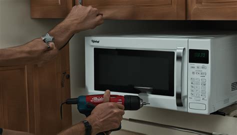 Whirlpool microwave installation