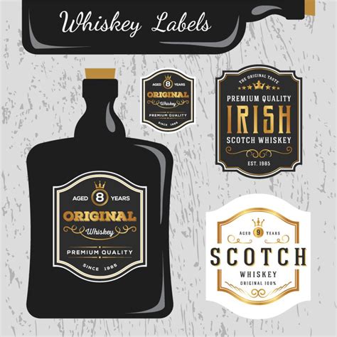 Whiskey Label Template