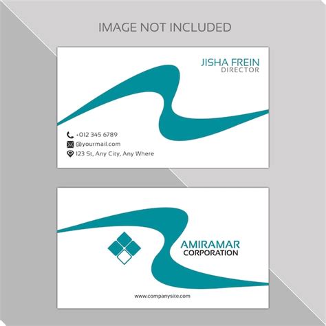 White Business Card Template