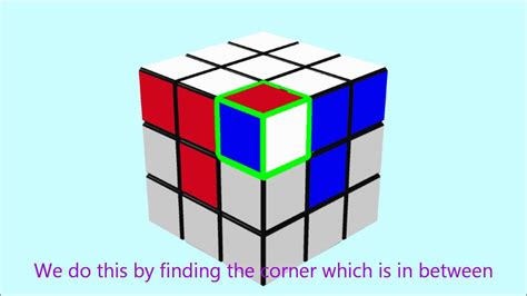 White Corners Rubik's Cube