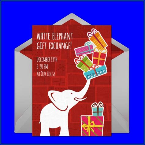 White Elephant Email Templates