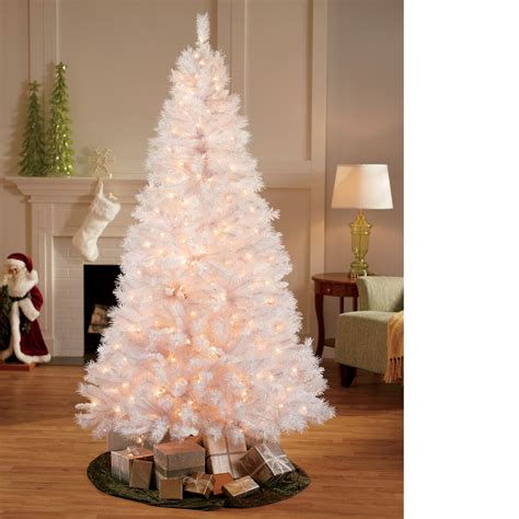 White Pre-Lit Christmas Tree