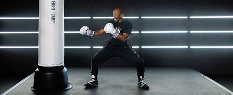 White Punching Bag Exercise