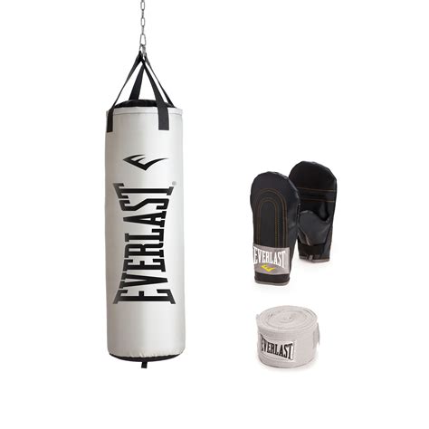 White Punching Bag Training