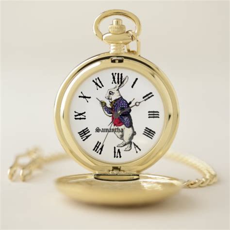 White Rabbit Pocket Watch Centerpieces