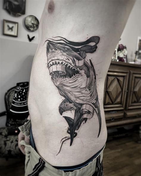 White Shark Tattoo Gallery