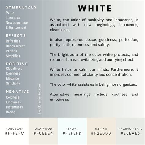 The Symbolism and Meaning of White