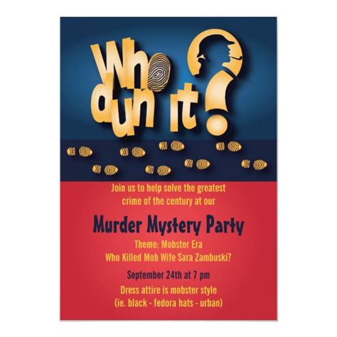 Whodunit Murder Mystery Template