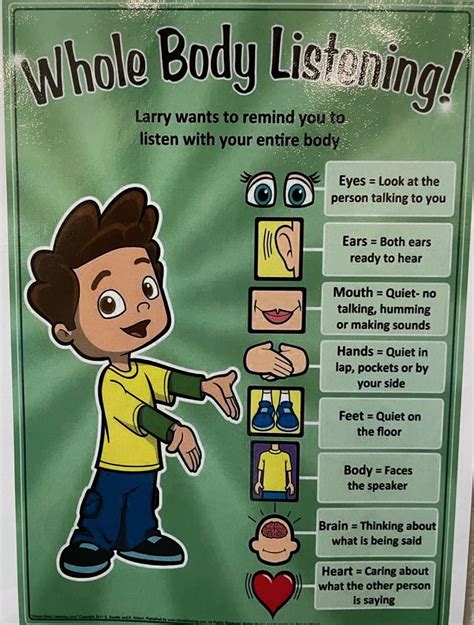 Whole Body Listening for Kids