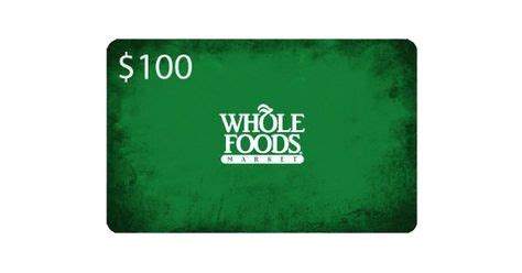 Gift cards at Whole Foods